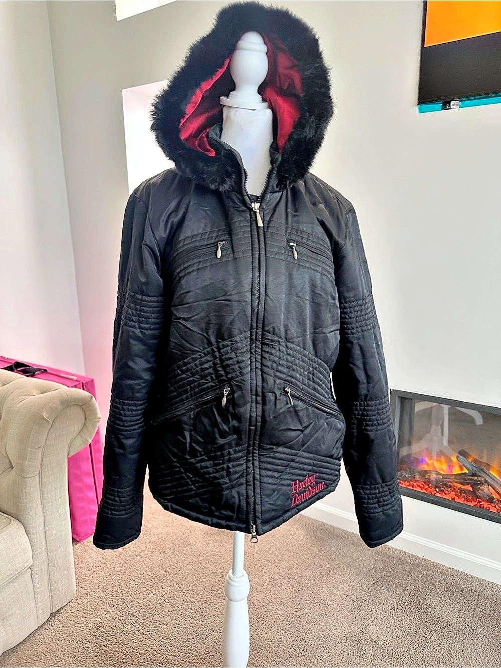 Harley-Davidson American Legend quilted hooded jacket Quilted Hooded Jacket